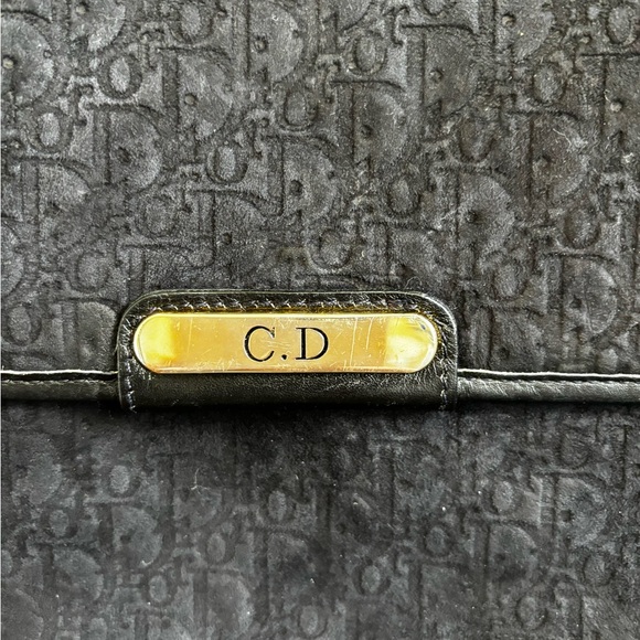 Christian Dior monogram purse bag in black with gold hardware - Picture 13 of 13